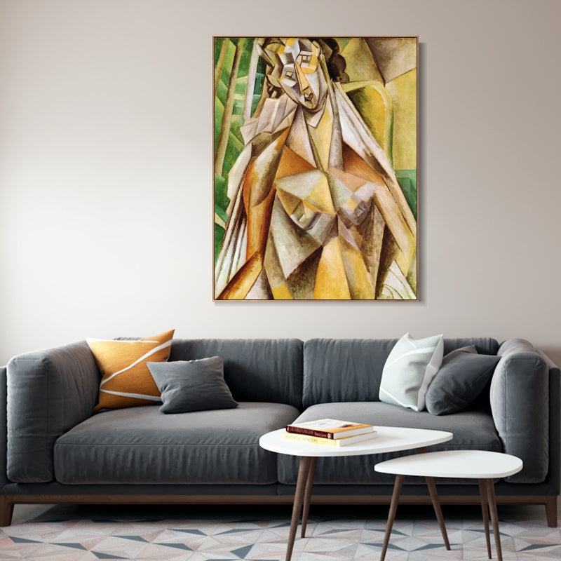 INVIN ART Framed Canvas Giclee Print Art Series#459 by Pablo Picasso Wall Art