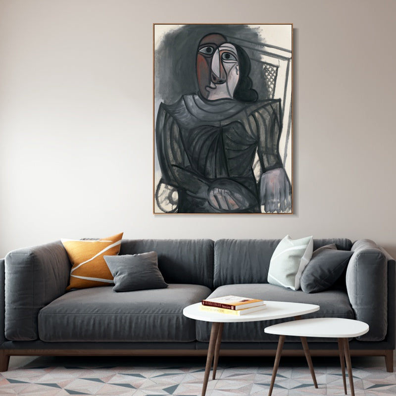 INVIN ART Framed Canvas Giclee Print Art Series#471 by Pablo Picasso Wall Art