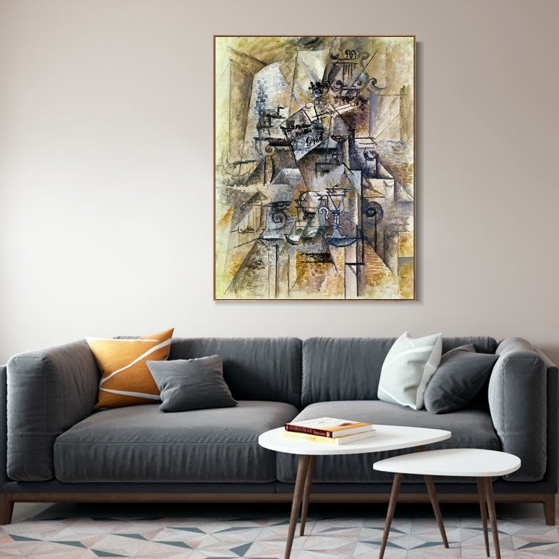 INVIN ART Framed Canvas Giclee Print Art Series#474 by Pablo Picasso Wall Art