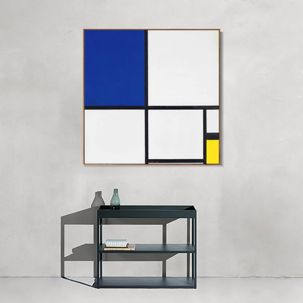 INVIN ART Framed Canvas Series#037 by Piet Cornelies Mondrian Wall Art Living Room Home Office Decorations