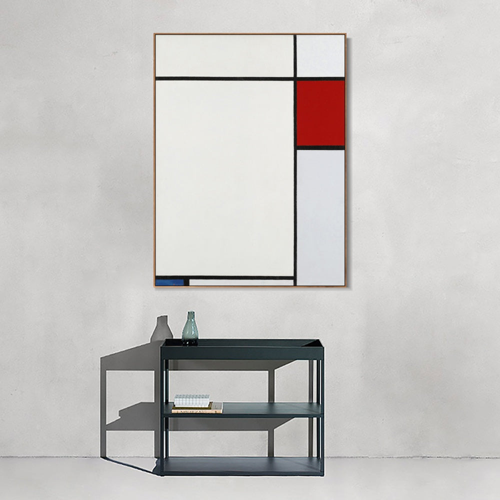 INVIN ART Framed Canvas Series#039 by Piet Cornelies Mondrian Wall Art Living Room Home Office Decorations