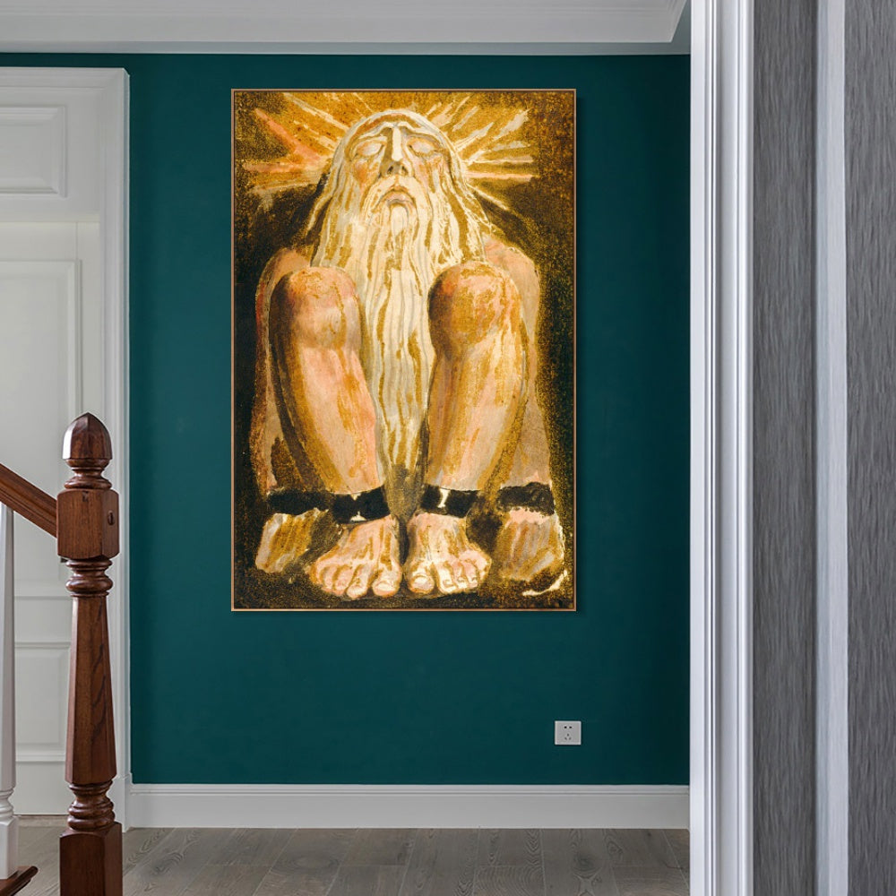 INVIN ART Framed Canvas Giclee Print Art Finals Week As Told by William Blake Wall Art