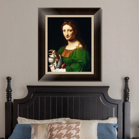 INVIN ART Framed Canvas Art Giclee Print Series#006 by Leonardo da Vinci Wall Art Living Room Home Office Decorations