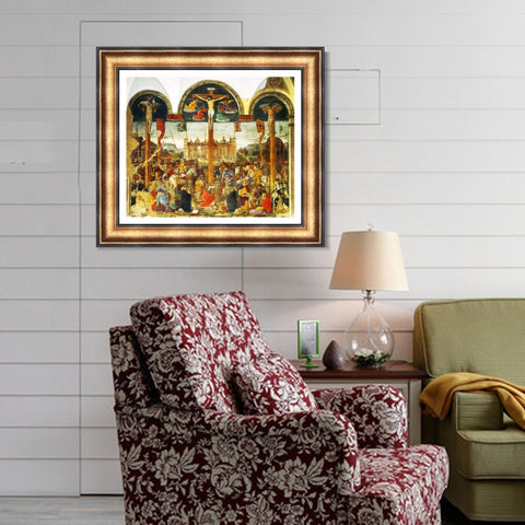 INVIN ART Framed Canvas Art Giclee Print Series#019 by Leonardo da Vinci Wall Art Living Room Home Office Decorations