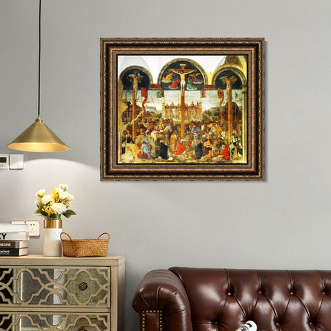 INVIN ART Framed Canvas Art Giclee Print Series#019 by Leonardo da Vinci Wall Art Living Room Home Office Decorations