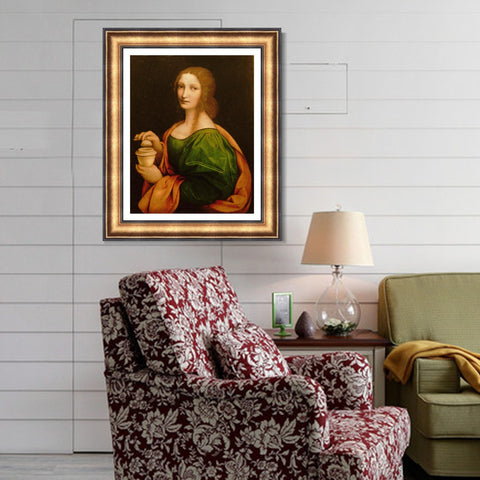 INVIN ART Framed Canvas Art Giclee Print Series#028 by Leonardo da Vinci Wall Art Living Room Home Office Decorations