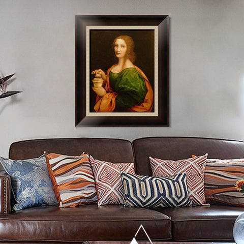 INVIN ART Framed Canvas Art Giclee Print Series#028 by Leonardo da Vinci Wall Art Living Room Home Office Decorations