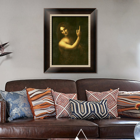INVIN ART Framed Canvas Art Giclee Print Series#030 by Leonardo da Vinci Wall Art Living Room Home Office Decorations