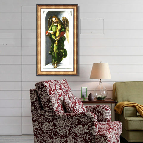 INVIN ART Framed Canvas Art Giclee Print Series#032 by Leonardo da Vinci Wall Art Living Room Home Office Decorations