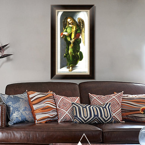 INVIN ART Framed Canvas Art Giclee Print Series#032 by Leonardo da Vinci Wall Art Living Room Home Office Decorations