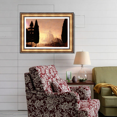 INVIN ART Framed Canvas Art Giclee Print Series#040 by Leonardo da Vinci Wall Art Living Room Home Office Decorations