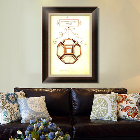 INVIN ART Framed Canvas Art Giclee Print Series#046 by Leonardo da Vinci Wall Art Living Room Home Office Decorations