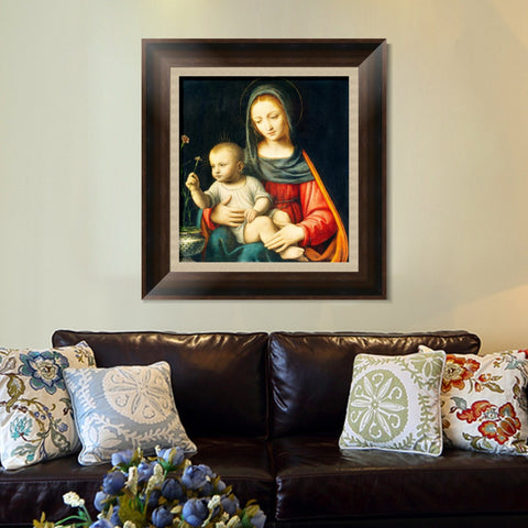 INVIN ART Framed Canvas Art Giclee Print Series#065 by Leonardo da Vinci Wall Art Living Room Home Office Decorations