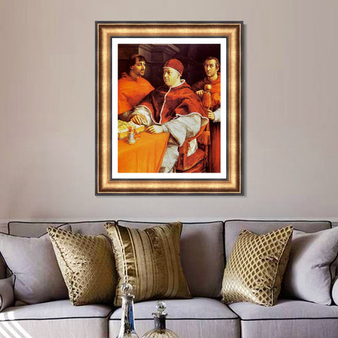 INVIN ART Framed Canvas Art Giclee Print Series#071 by Leonardo da Vinci Wall Art Living Room Home Office Decorations