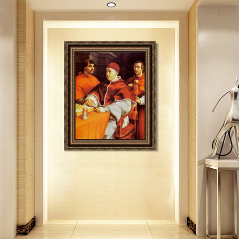 INVIN ART Framed Canvas Art Giclee Print Series#071 by Leonardo da Vinci Wall Art Living Room Home Office Decorations
