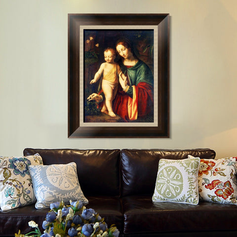 INVIN ART Framed Canvas Art Giclee Print Series#083 by Leonardo da Vinci Wall Art Living Room Home Office Decorations