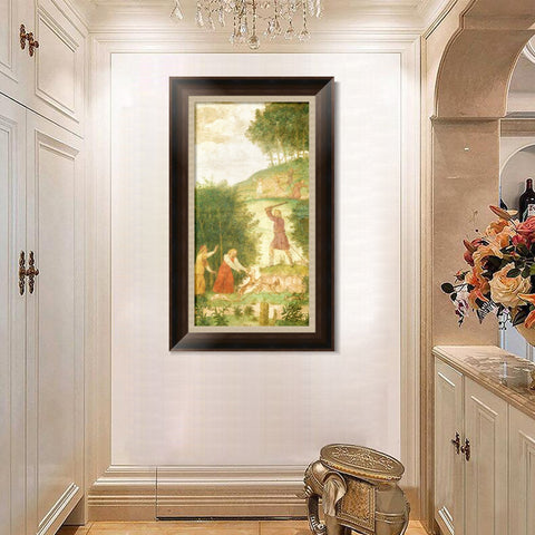 INVIN ART Framed Canvas Art Giclee Print Series#088 by Leonardo da Vinci Wall Art Living Room Home Office Decorations