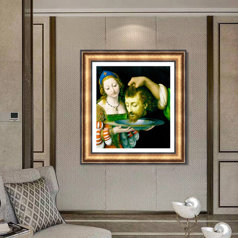 INVIN ART Framed Canvas Art Giclee Print Series#093 by Leonardo da Vinci Wall Art Living Room Home Office Decorations