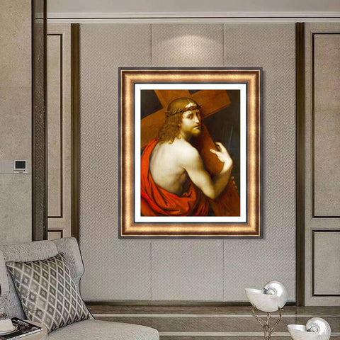 INVIN ART Framed Canvas Art Giclee Print Series#095 by Leonardo da Vinci Wall Art Living Room Home Office Decorations