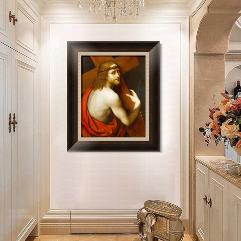 INVIN ART Framed Canvas Art Giclee Print Series#095 by Leonardo da Vinci Wall Art Living Room Home Office Decorations