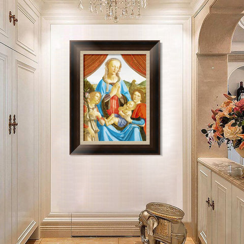 INVIN ART Framed Canvas Art Giclee Print Series#098 by Leonardo da Vinci Wall Art Living Room Home Office Decorations
