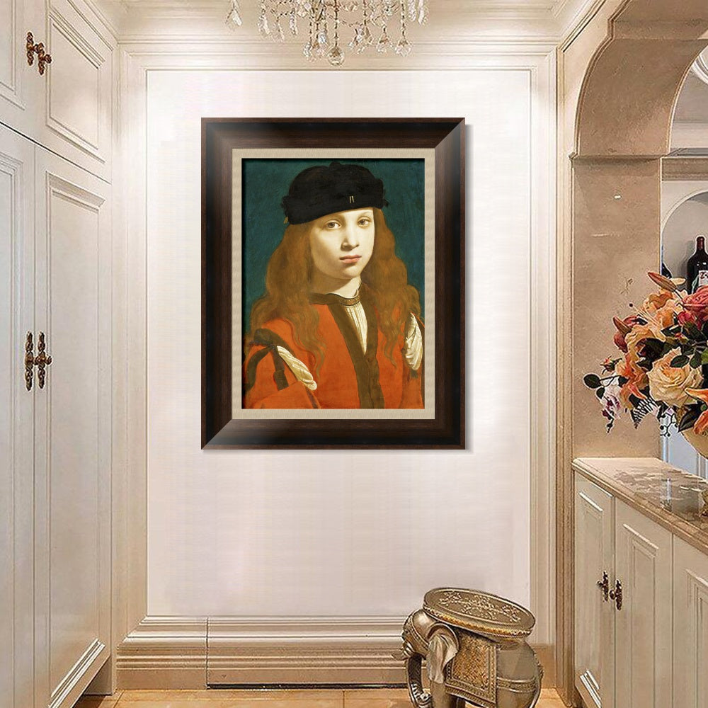 INVIN ART Framed Canvas Art Giclee Print Series#111 by Leonardo da Vinci Wall Art Living Room Home Office Decorations