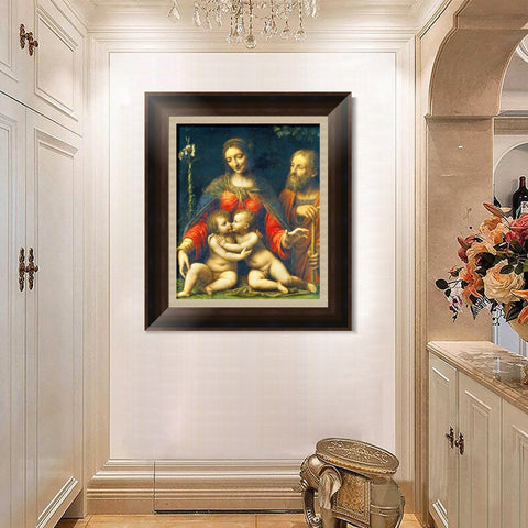 INVIN ART Framed Canvas Art Giclee Print Series#113 by Leonardo da Vinci Wall Art Living Room Home Office Decorations