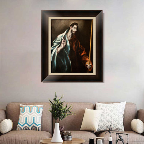 INVIN ART Framed Canvas Art Giclee Print Series#037 by El Greco Wall Art Living Room Home Office Decorations