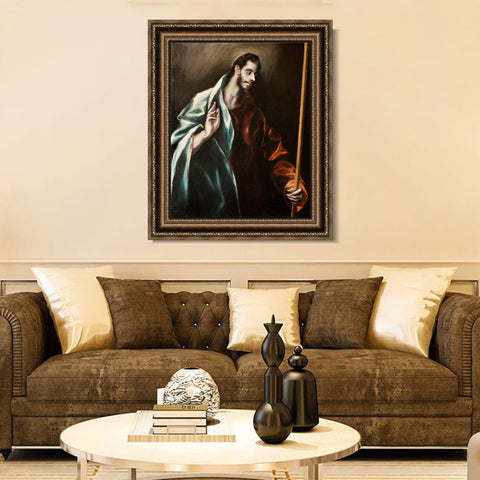 INVIN ART Framed Canvas Art Giclee Print Series#037 by El Greco Wall Art Living Room Home Office Decorations