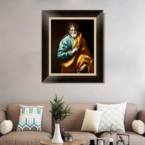 INVIN ART Framed Canvas Art Giclee Print Series#040 by El Greco Wall Art Living Room Home Office Decorations
