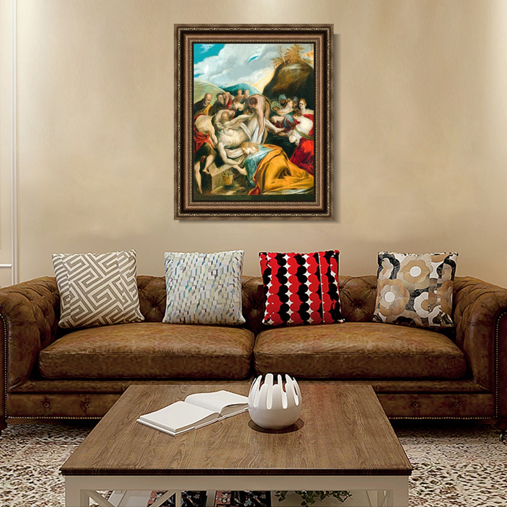 INVIN ART Framed Canvas Art Giclee Print Series#077 by El Greco Wall Art
