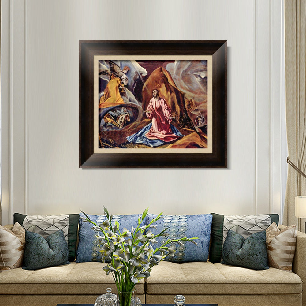 INVIN ART Framed Canvas Art Giclee Print Series#084 by El Greco Wall Art