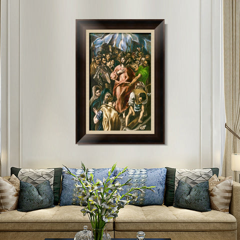 INVIN ART Framed Canvas Art Giclee Print Series#086 by El Greco Wall Art Living Room Home Office Decorations