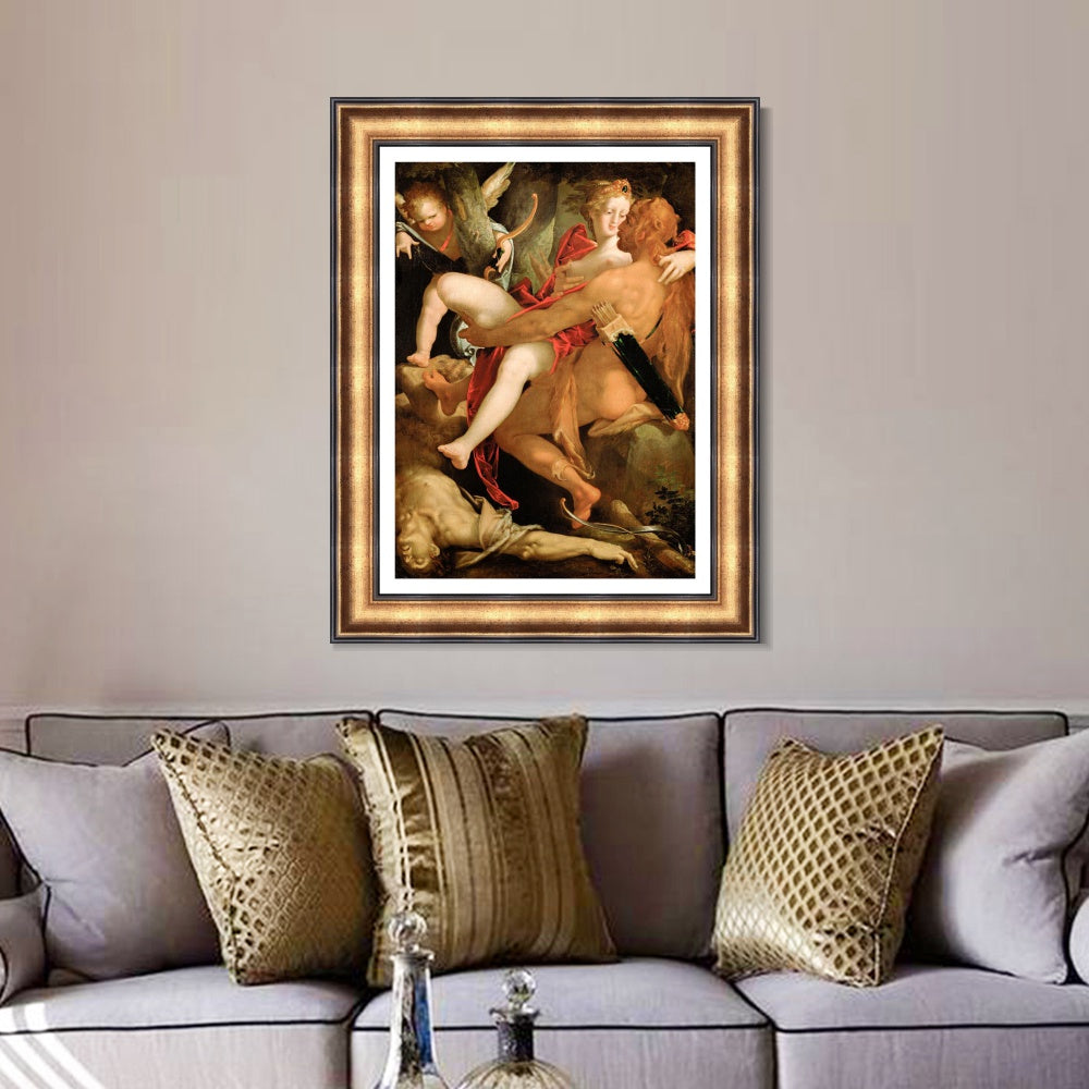 INVIN ART Framed Canvas Art Giclee Print Series#005 by Lord Frederick Leighton Wall Art