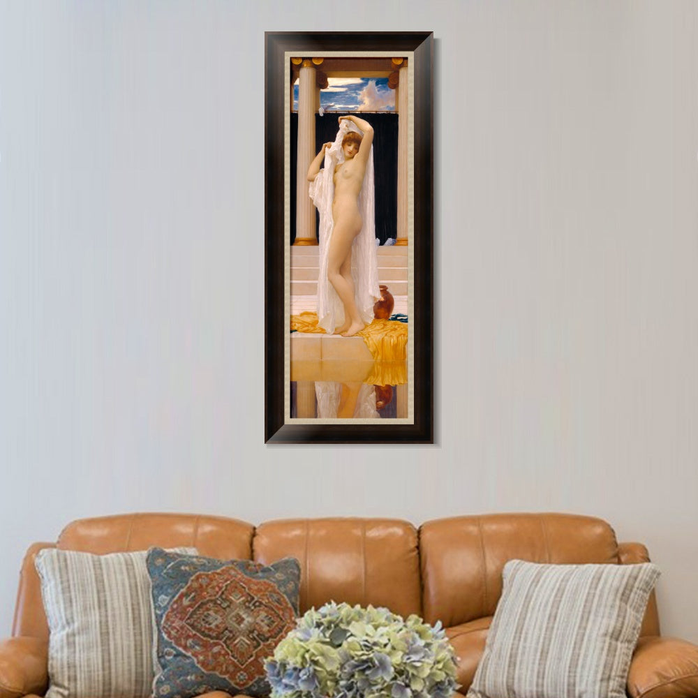 INVIN ART Framed Canvas Art Giclee Print Daedalus And Icarus by Lord Frederick Leighton Wall Art