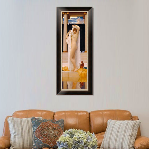 INVIN ART Framed Canvas Art Giclee Print Daedalus And Icarus by Lord Frederick Leighton Wall Art Living Room Home Office Decorations