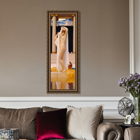 INVIN ART Framed Canvas Art Giclee Print Daedalus And Icarus by Lord Frederick Leighton Wall Art Living Room Home Office Decorations
