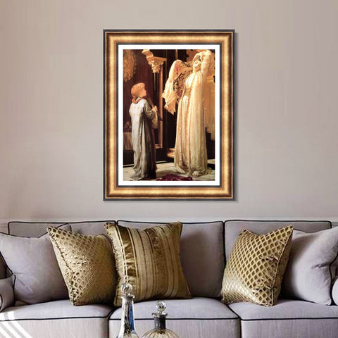 INVIN ART Framed Canvas Art Giclee Print light of the harem by Lord Frederick Leighton Wall Art Living Room Home Office Decorations