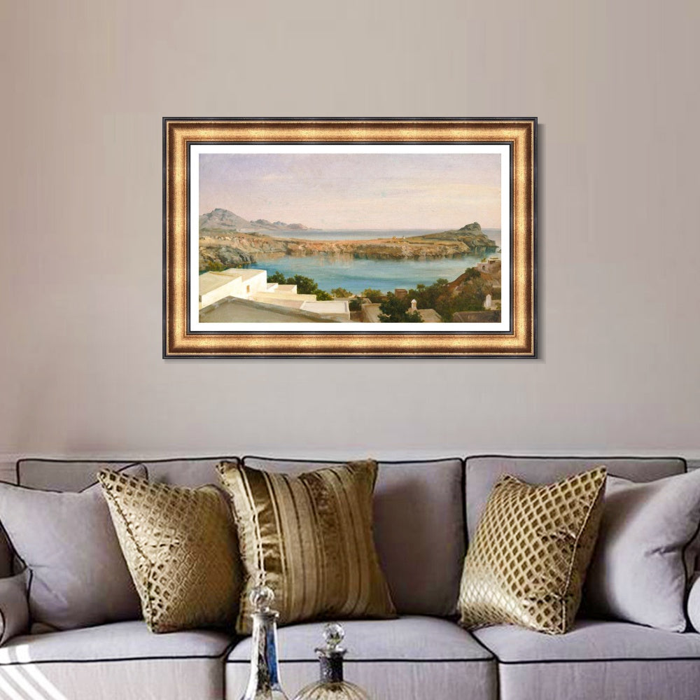 INVIN ART Framed Canvas Art Giclee Print Series#013 by Lord Frederick Leighton Wall Art