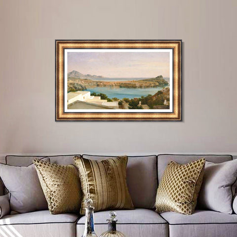 INVIN ART Framed Canvas Art Giclee Print Series#013 by Lord Frederick Leighton Wall Art Living Room Home Office Decorations