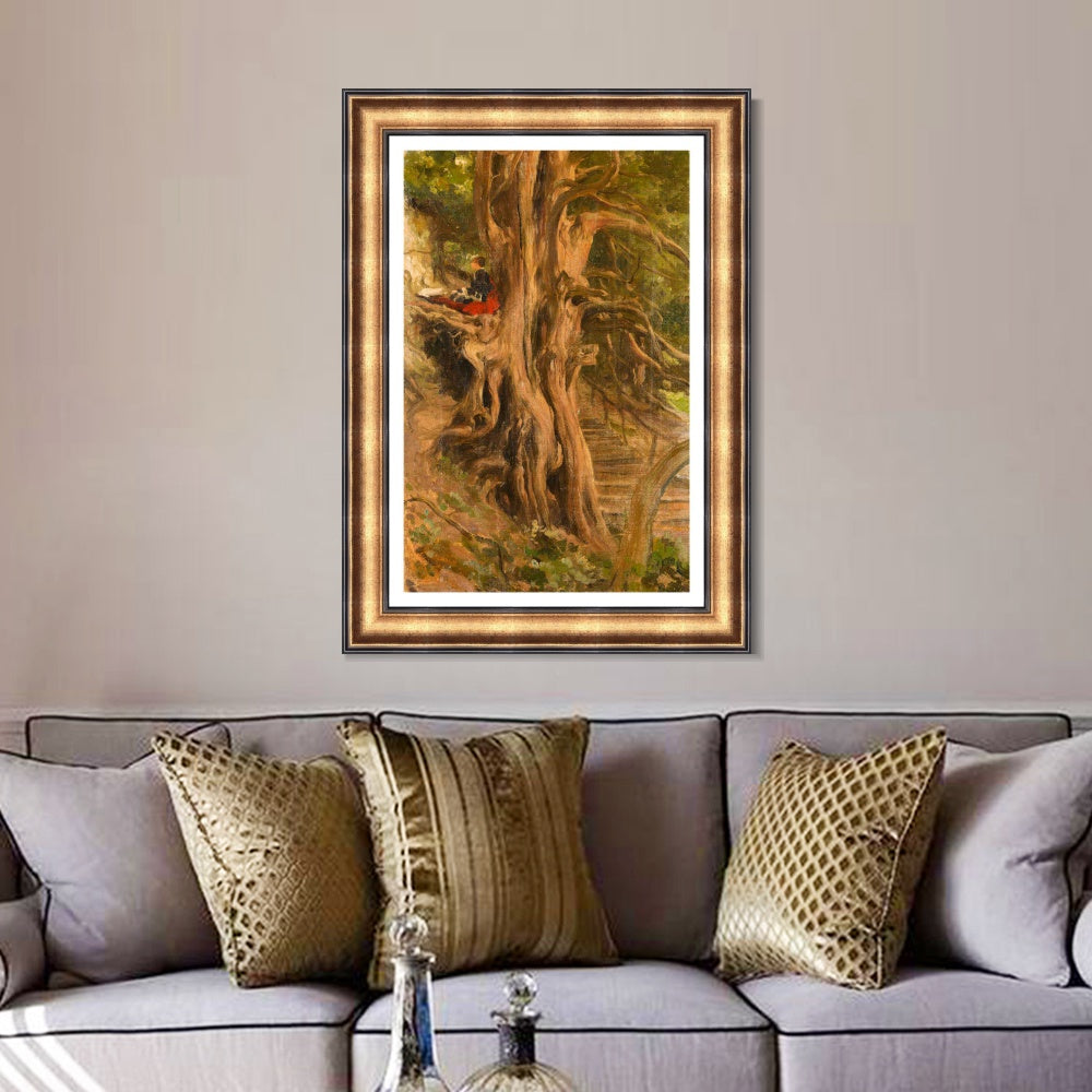 INVIN ART Framed Canvas Art Giclee Print Series#014 by Lord Frederick Leighton Wall Art