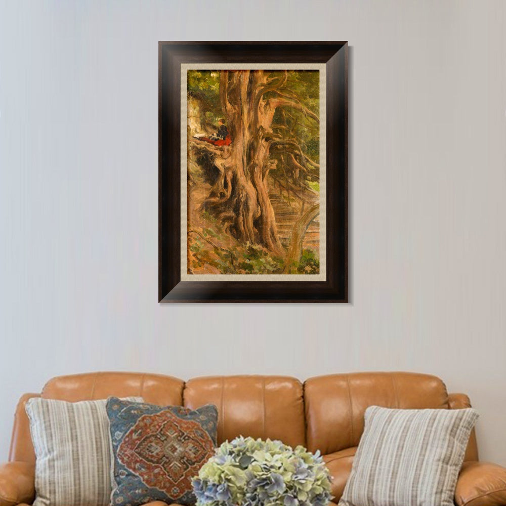 INVIN ART Framed Canvas Art Giclee Print Series#014 by Lord Frederick Leighton Wall Art