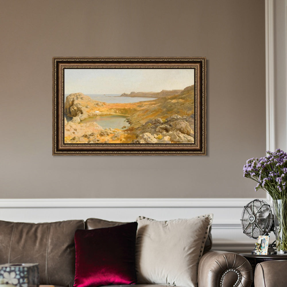 INVIN ART Framed Canvas Art Giclee Print Series#020 by Lord Frederick Leighton Wall Art