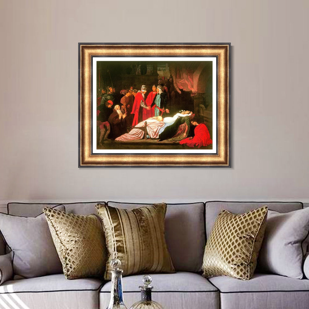 INVIN ART Framed Canvas Art Giclee Print Series#029 by Lord Frederick Leighton Wall Art