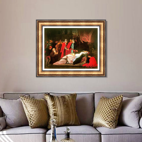 INVIN ART Framed Canvas Art Giclee Print Series#029 by Lord Frederick Leighton Wall Art Living Room Home Office Decorations