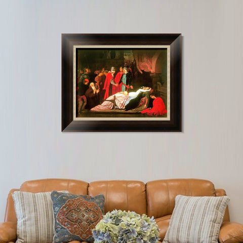 INVIN ART Framed Canvas Art Giclee Print Series#029 by Lord Frederick Leighton Wall Art Living Room Home Office Decorations