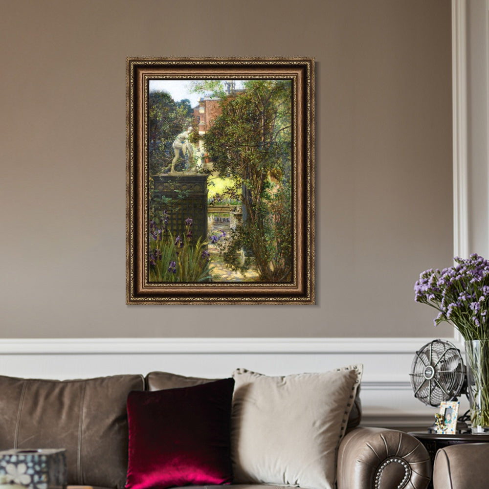 INVIN ART Framed Canvas Art Giclee Print Series#034 by Lord Frederick Leighton Wall Art