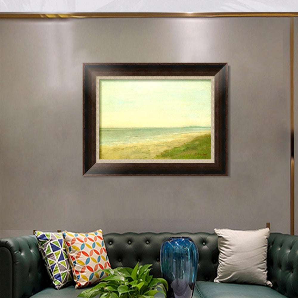 INVIN ART Framed Canvas Art Giclee Print Series#030 by Gustave Courbet Wall Art