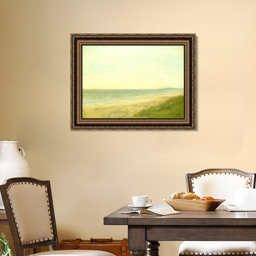 INVIN ART Framed Canvas Art Giclee Print Series#030 by Gustave Courbet Wall Art