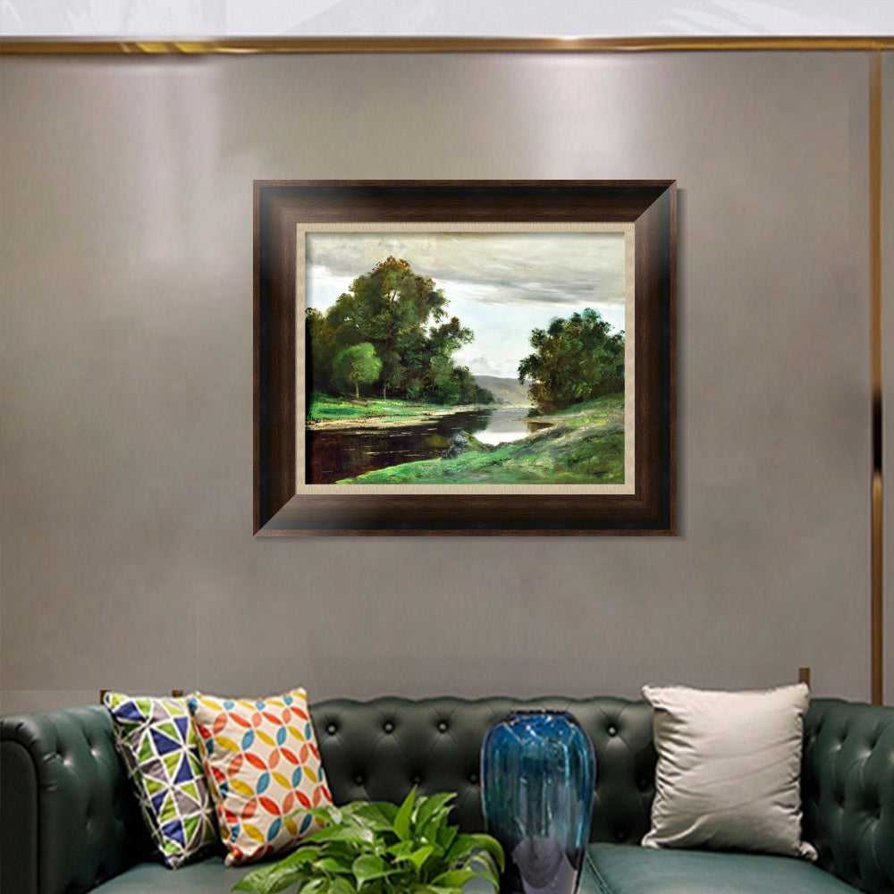 INVIN ART Framed Canvas Art Giclee Print Series#031 by Gustave Courbet Wall Art